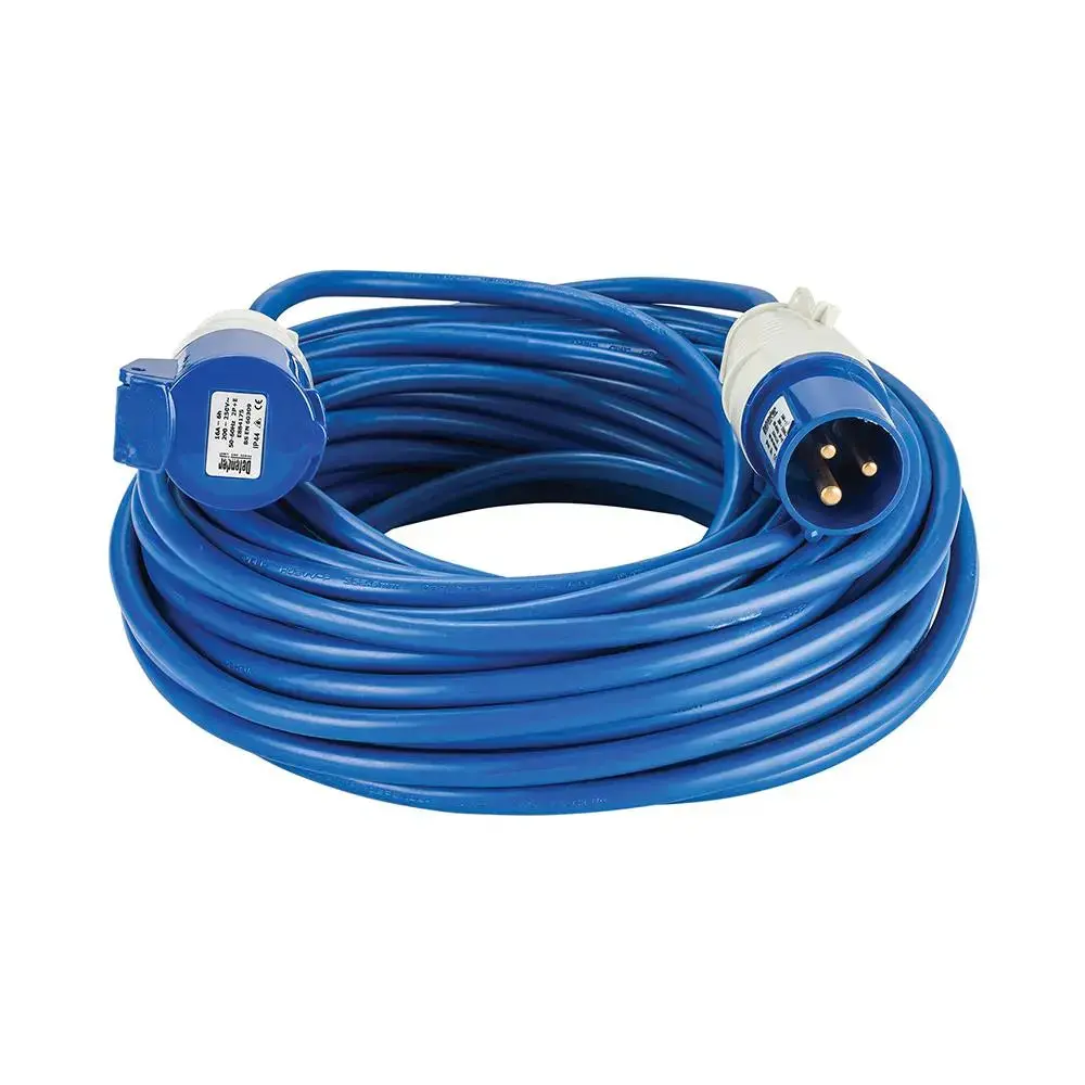 Defender Arctic Extension Lead Blue 2.5Mm2 16A 25M 230V E85234 1