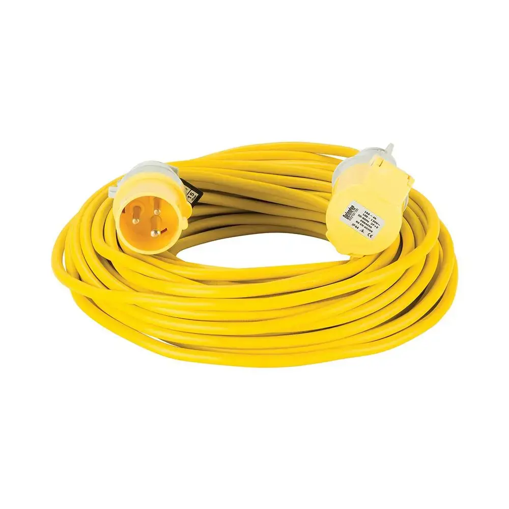 Defender Extension Lead Yellow 1.5Mm2 16A 25M 110V E85230 1