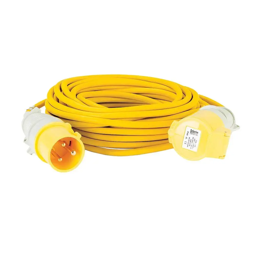 Defender Extension Lead Yellow 2.5Mm2 32A 14M 110V E85235 1