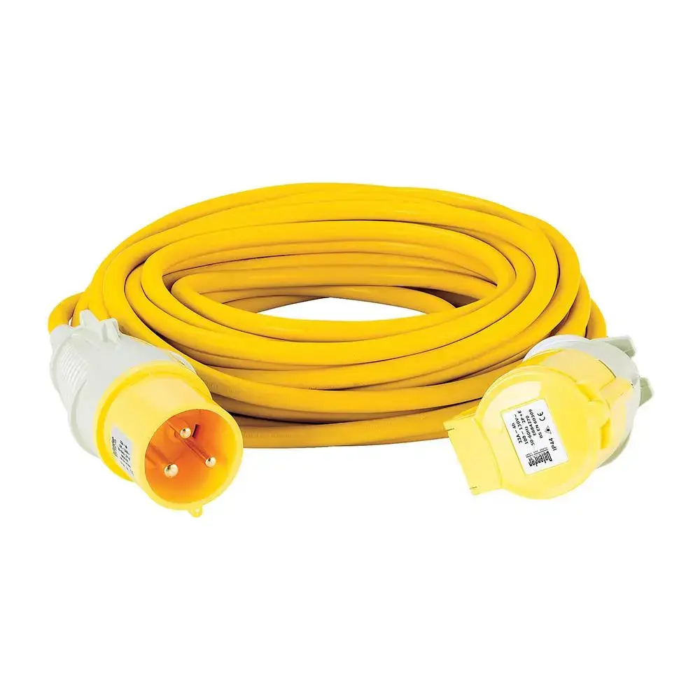 Defender Extension Lead Yellow 4Mm2 32A 14M 110V E85240 1