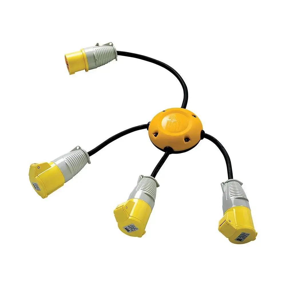 Defender Spider Pod Power Splitter 3 Way 110V 16A 1