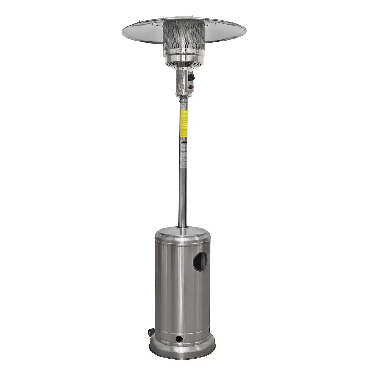 Dellonda 13Kw Stainless Steel Commercial Gas Outdoor Garden Patio Heater, Wheels 1