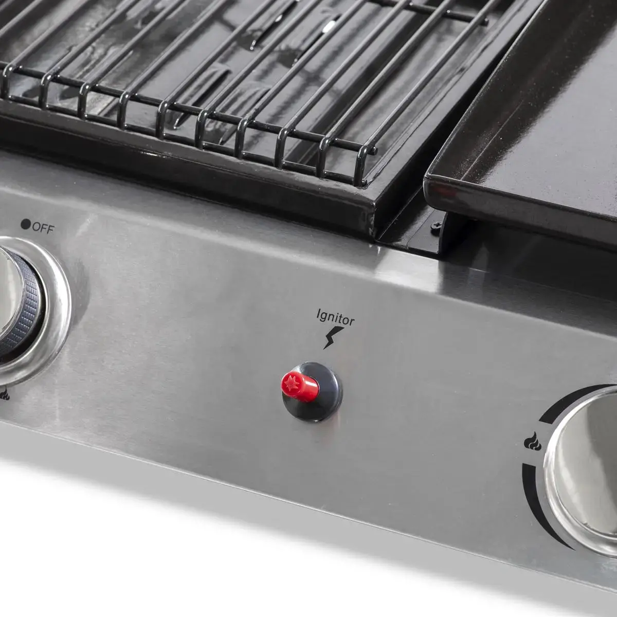Dellonda 3 Burner Portable Gas Plancha/Grill 8.5Kw Bbq Griddle, Stainless Steel 2