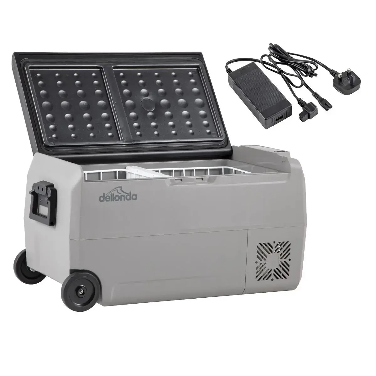 Dellonda 36L Portable Car Fridge, Freezer, 12/24/230V Dual Zone Compressor 1