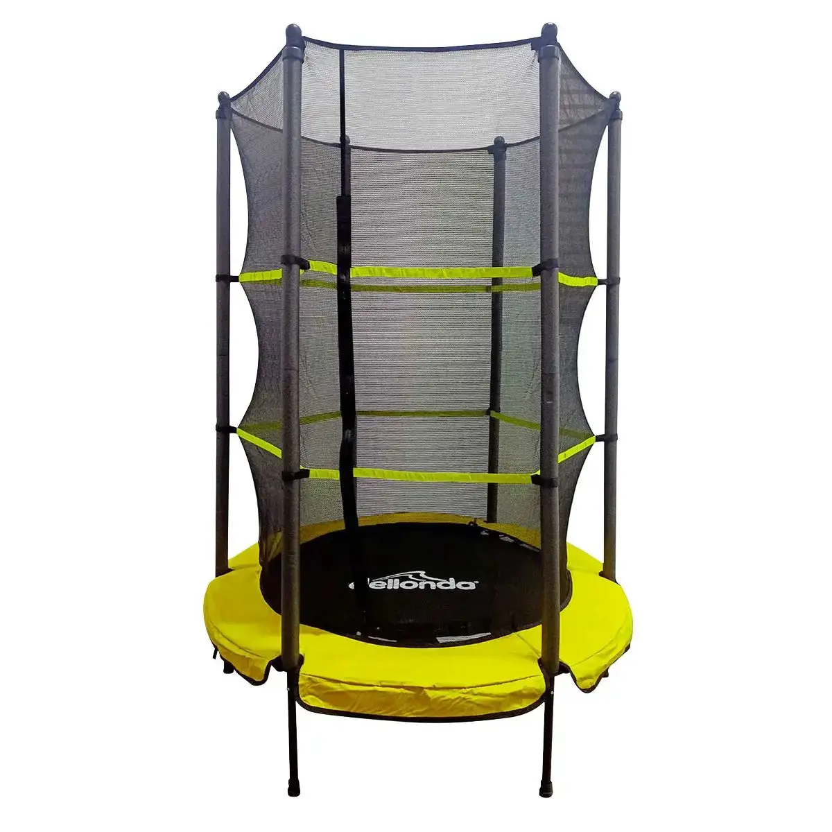 Dellonda 55" Mini Trampoline With Safety Enclosure Net 1