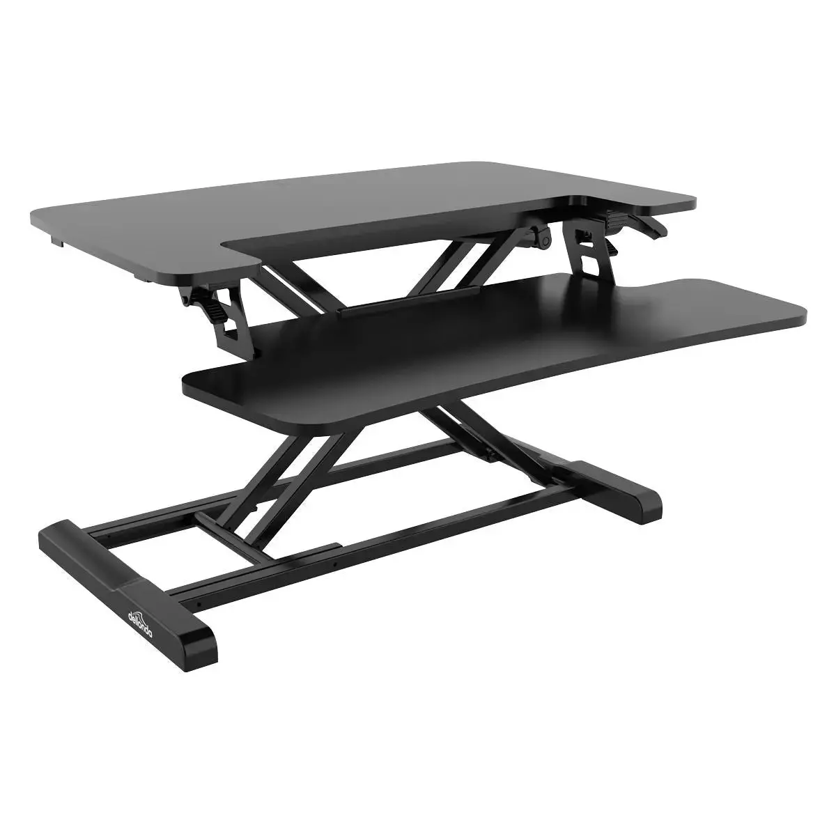 Dellonda 71Cm Height Adjustable Standing Desk Converter, 50Cm Max Height, 15Kg Capacity - Dh14 1