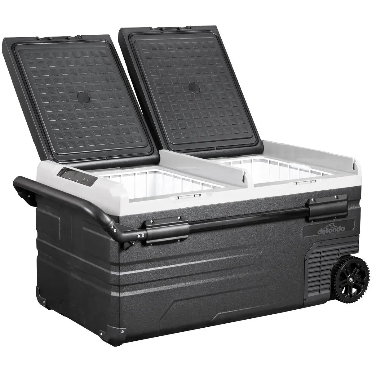 Dellonda 95L Portable Dual Zone Compressor Car Camping Fridge/Freezer 12/24V 1