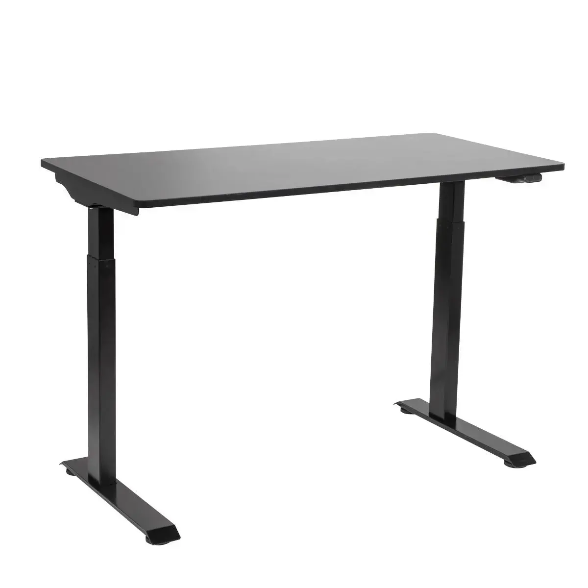 Dellonda Black Electric Adjustable Office Standing Desk, Quiet & Fast 1200X600mm 1