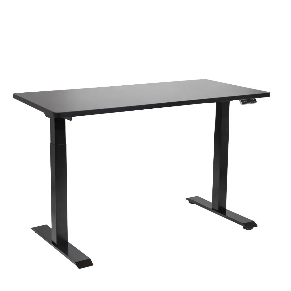 Dellonda Black Electric Height Adjustable Standing Desk, 1400 X 700Mm Dual Motor 100Kg 1