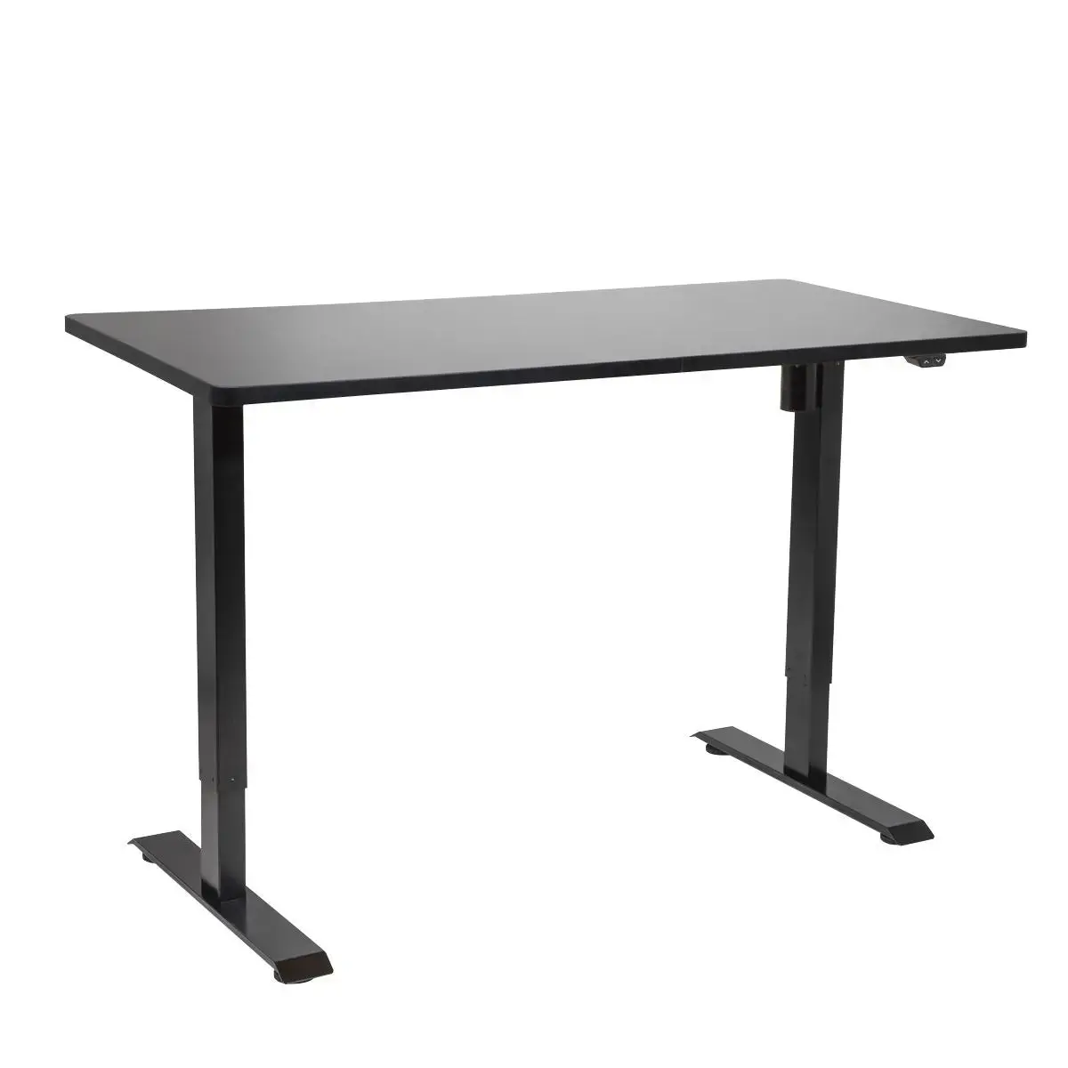 Dellonda Black Electric Height Adjustable Standing Desk, Quiet, Home Office, 1400X700mm 1