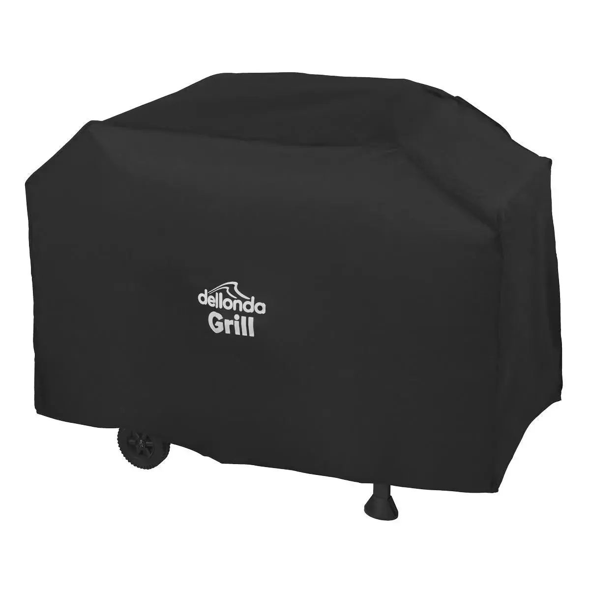 Dellonda Black Pvc Cover For Bbqs, Water-Resistant 1325 X 1130Mm 1