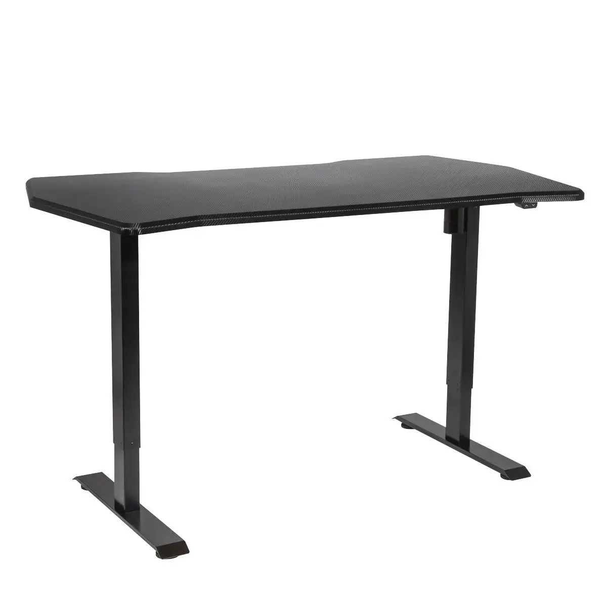 Dellonda Carbon Electric Height Adjustable Standing Desk, Quiet, 1400 X 700Mm 1