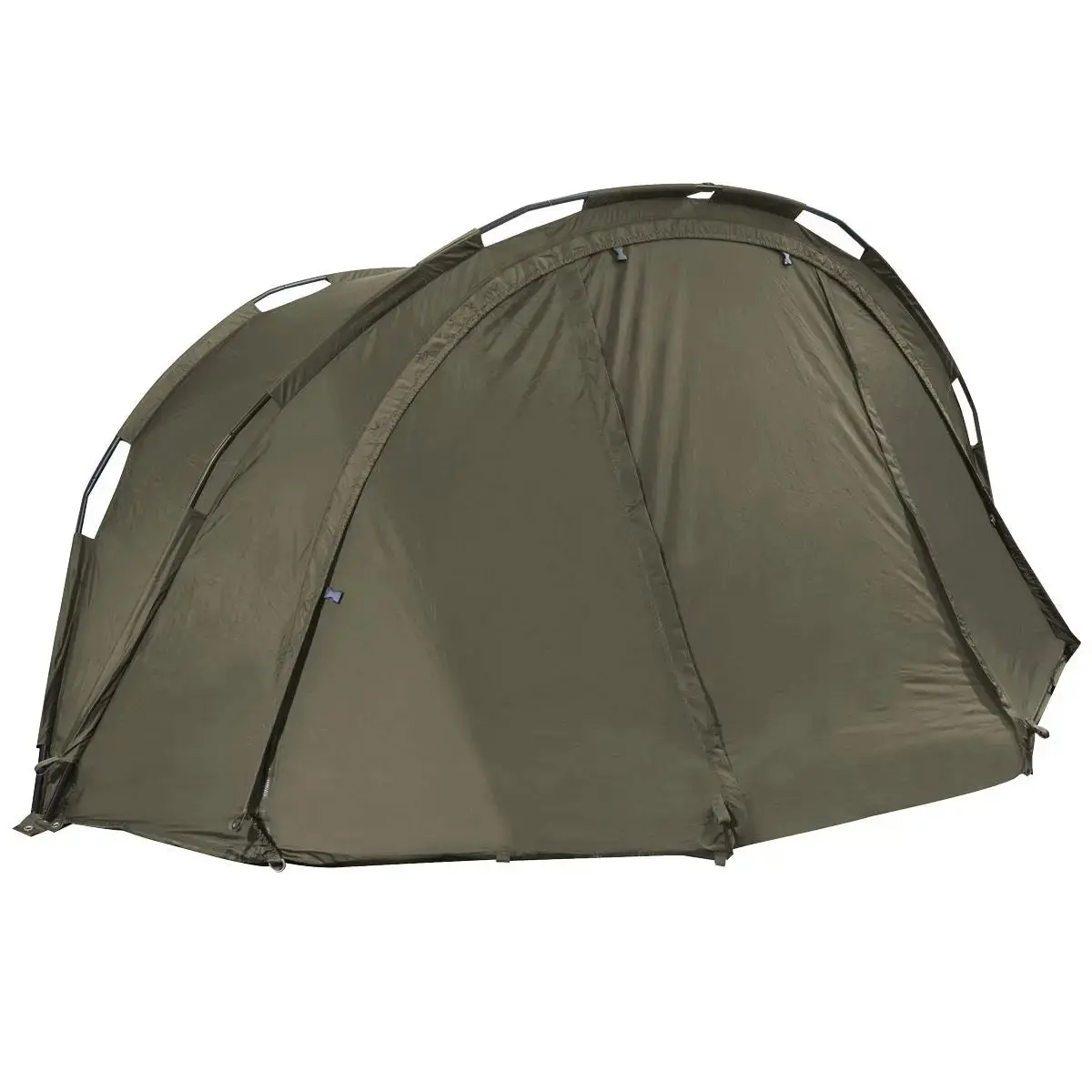 Dellonda Fishing Bivvy Carp Tent Lightweight 2-Man Waterproof & Uv Protection Quick Assembly Pre-Threaded Poles With Ground Sheet & Heavy Duty Ground Pegs 1