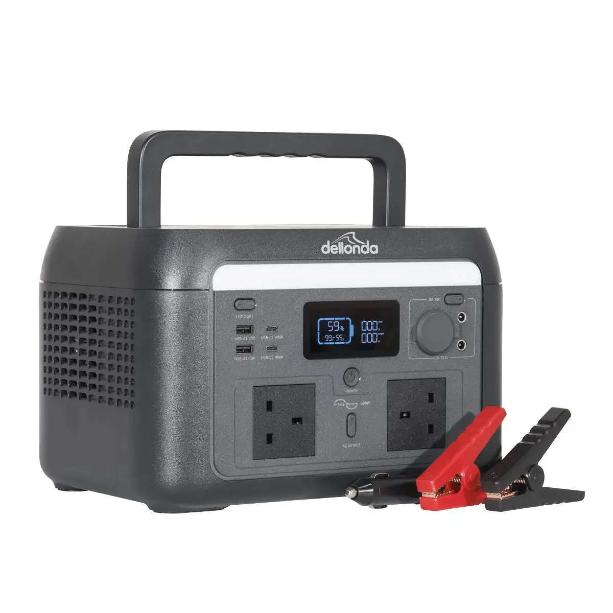 Dellonda Portable Power Station 600W 1