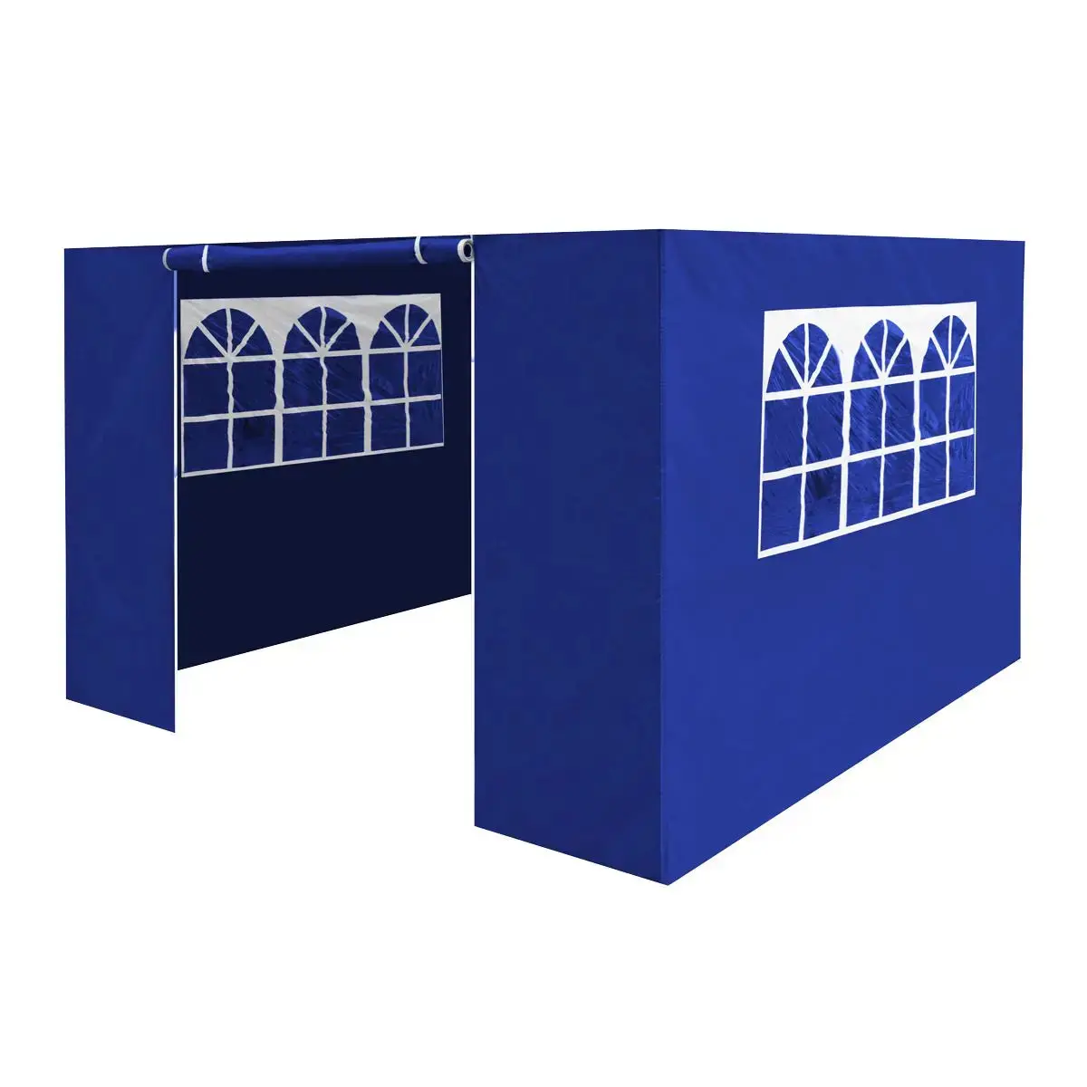 Dellonda Premium Gazebo/Marquee Side Walls/Doors/Windows, Fits 3 X 3M Models - Blue 1
