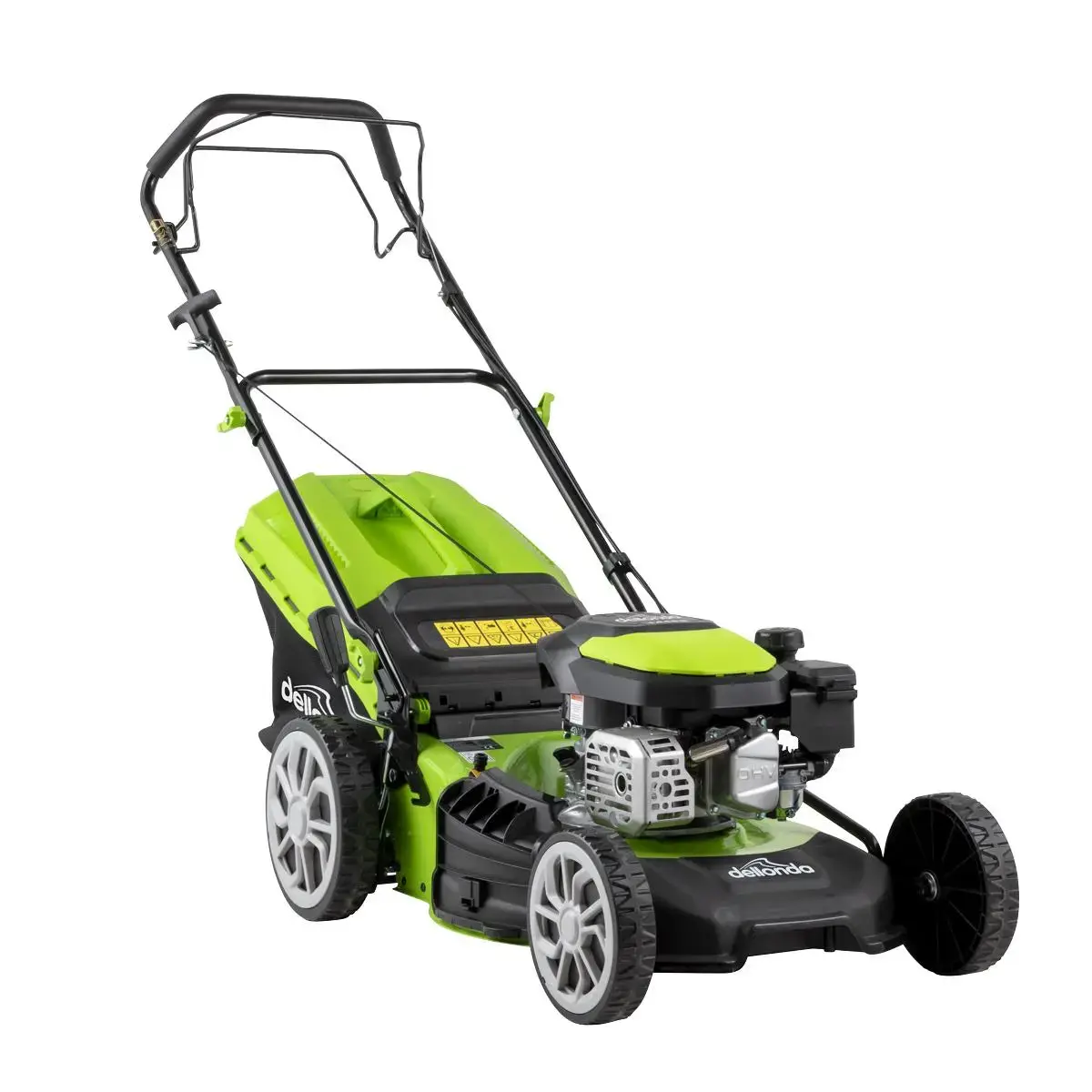 Dellonda Self-Propelled Petrol Lawnmower Grass Cutter With Height Adjustment & Grass Bag 144Cc 18"/46Cm 4-Stroke Engine 1