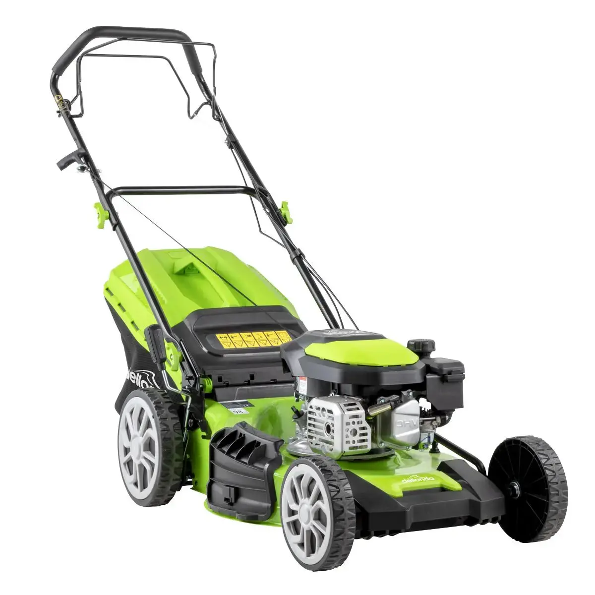 Dellonda Self-Propelled Petrol Lawnmower Grass Cutter With Height Adjustment & Grass Bag 170Cc 20"/51Cm 4-Stroke Engine 1