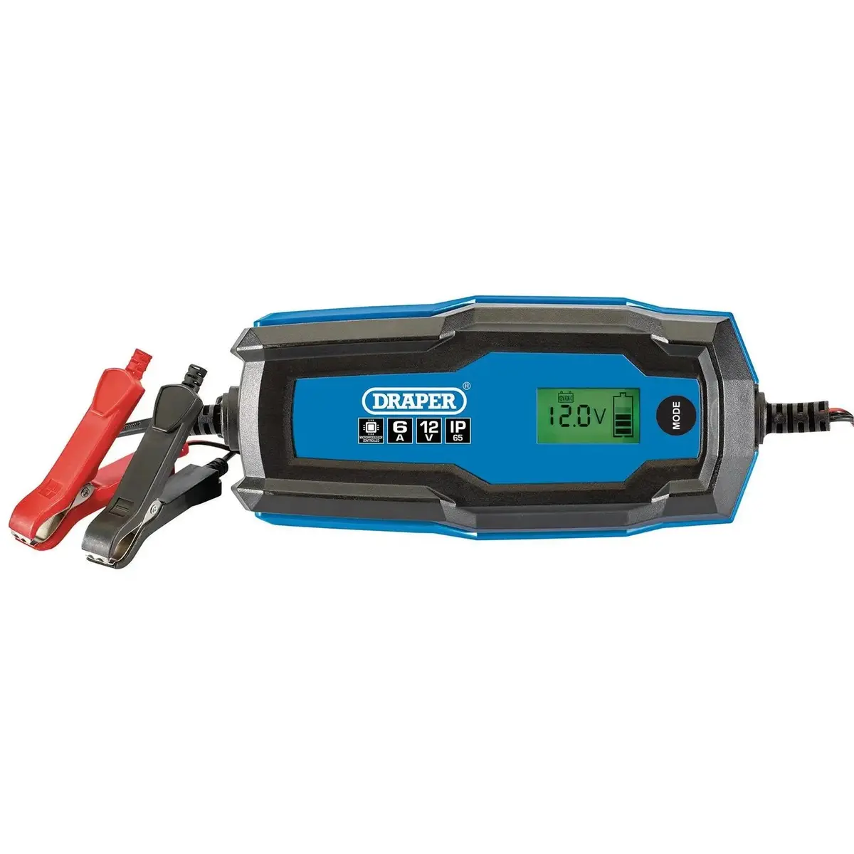 Draper 6V/12V Smart Charger And Battery Maintainer 6A 1