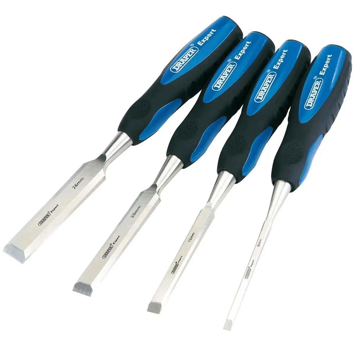 Draper Expert Wood Chisel Set 4 Piece 6-26Mm 1