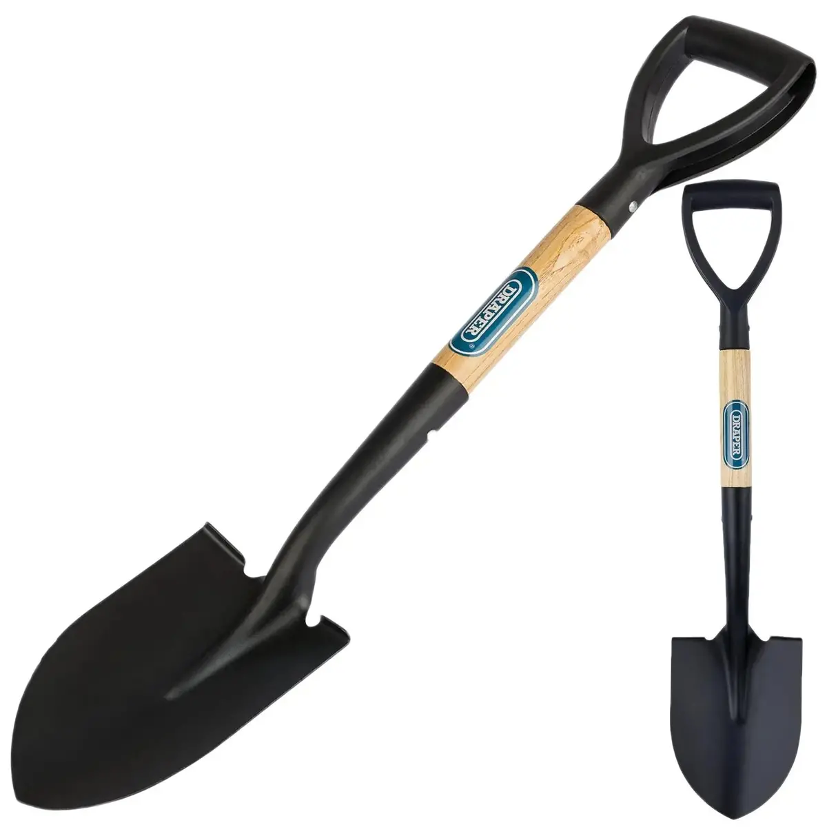 Draper Round Nose Mini Shovel With Wooden Shaft 700Mm 1