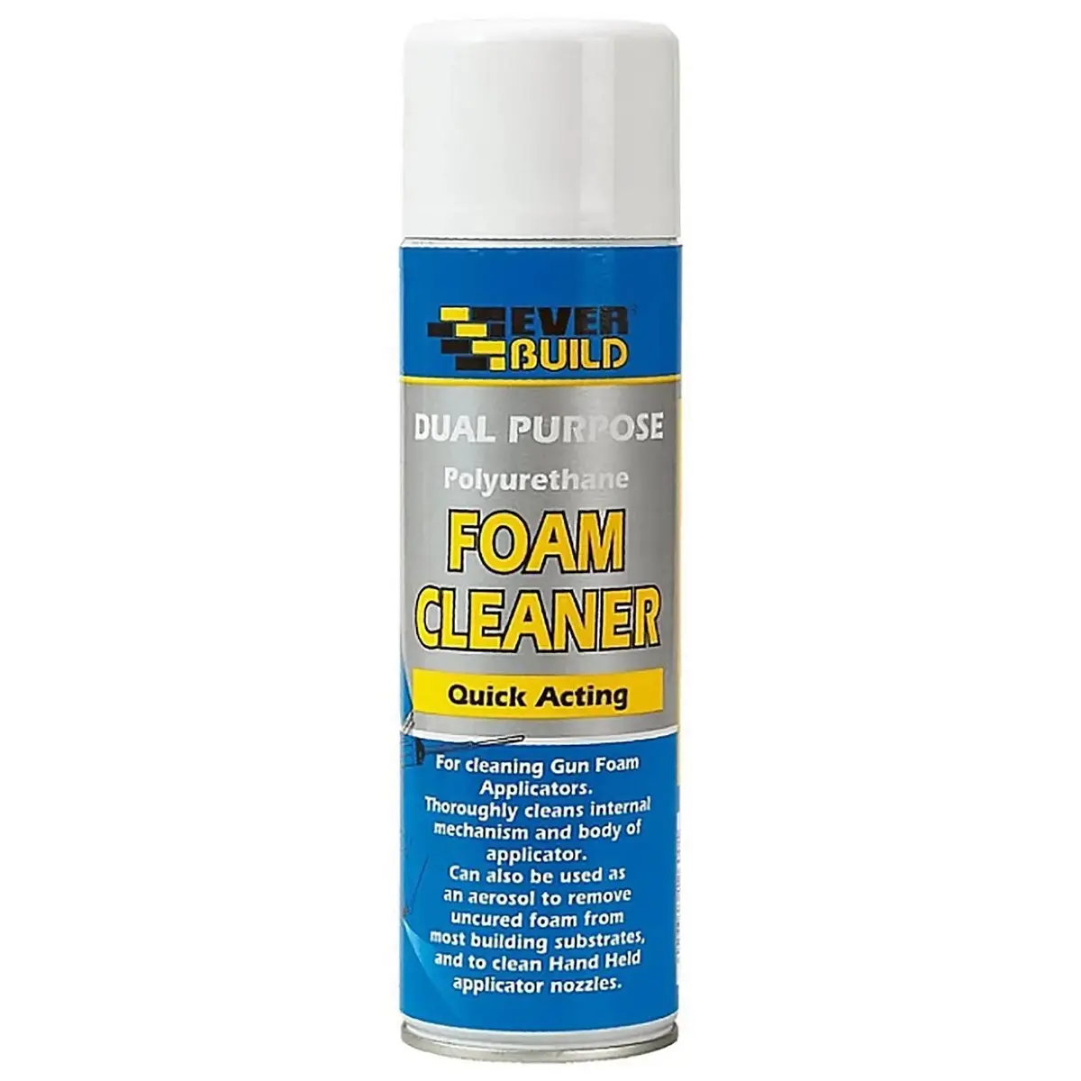 Everbuild Foam Cleaner Dual Purpose Quick Acting 500Ml 1