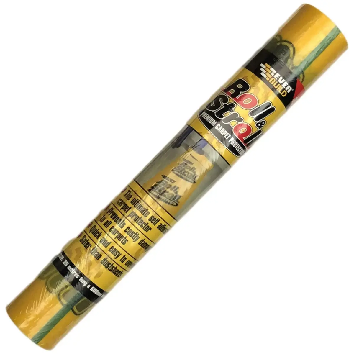 Everbuild Roll And Stroll Premium Carpet Floor Protector 600Mm X 25M 1