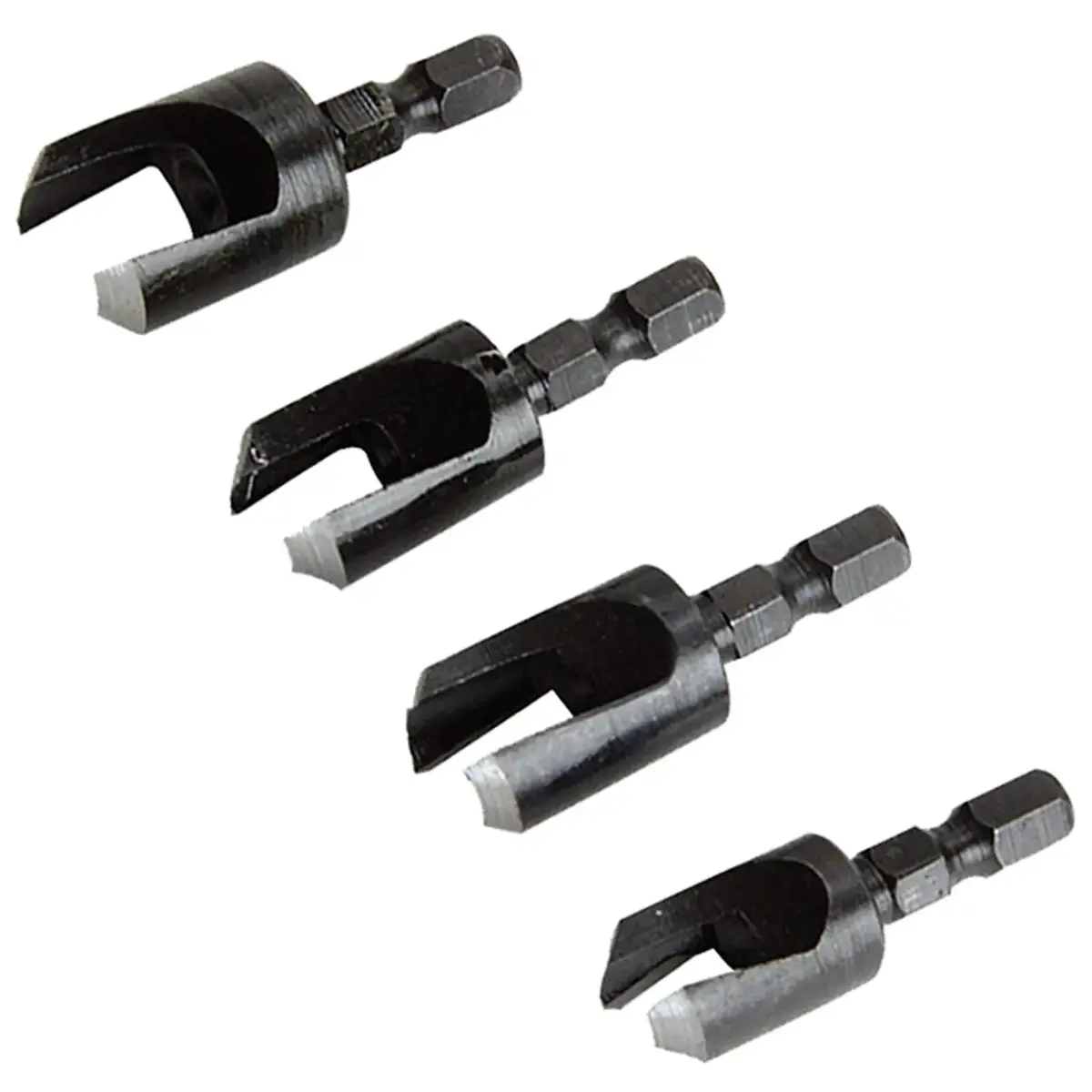Faithfull 4 Pack Plug Cutter Set No 6 - No 12 1
