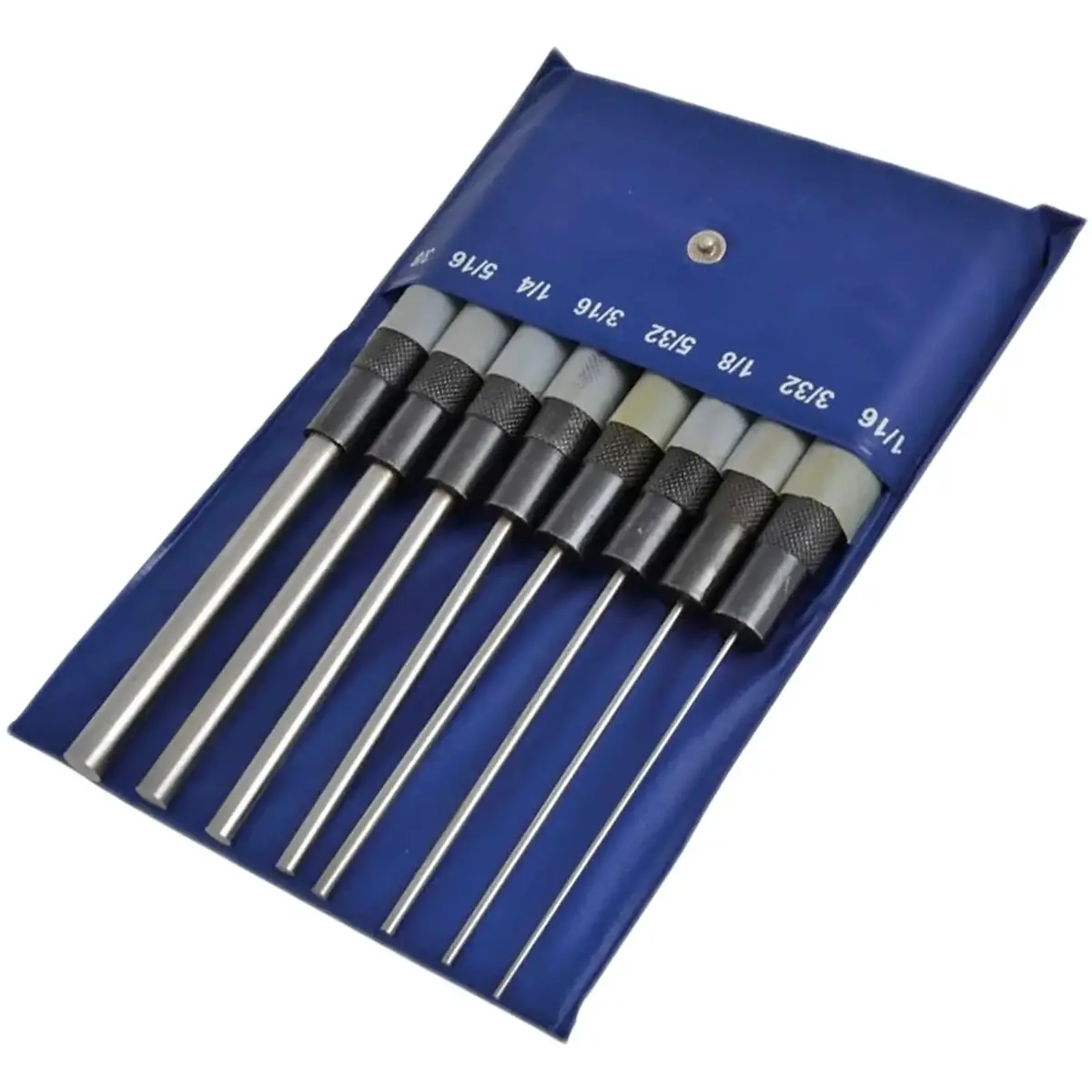 Faithfull Pin Punch Set Long Series 8 Piece 1.6-10Mm 1/16"-3/8 1