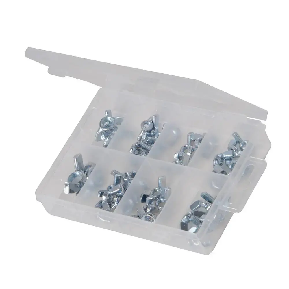 Fixman 40 Piece Wing Nuts Pack M4-M12 1