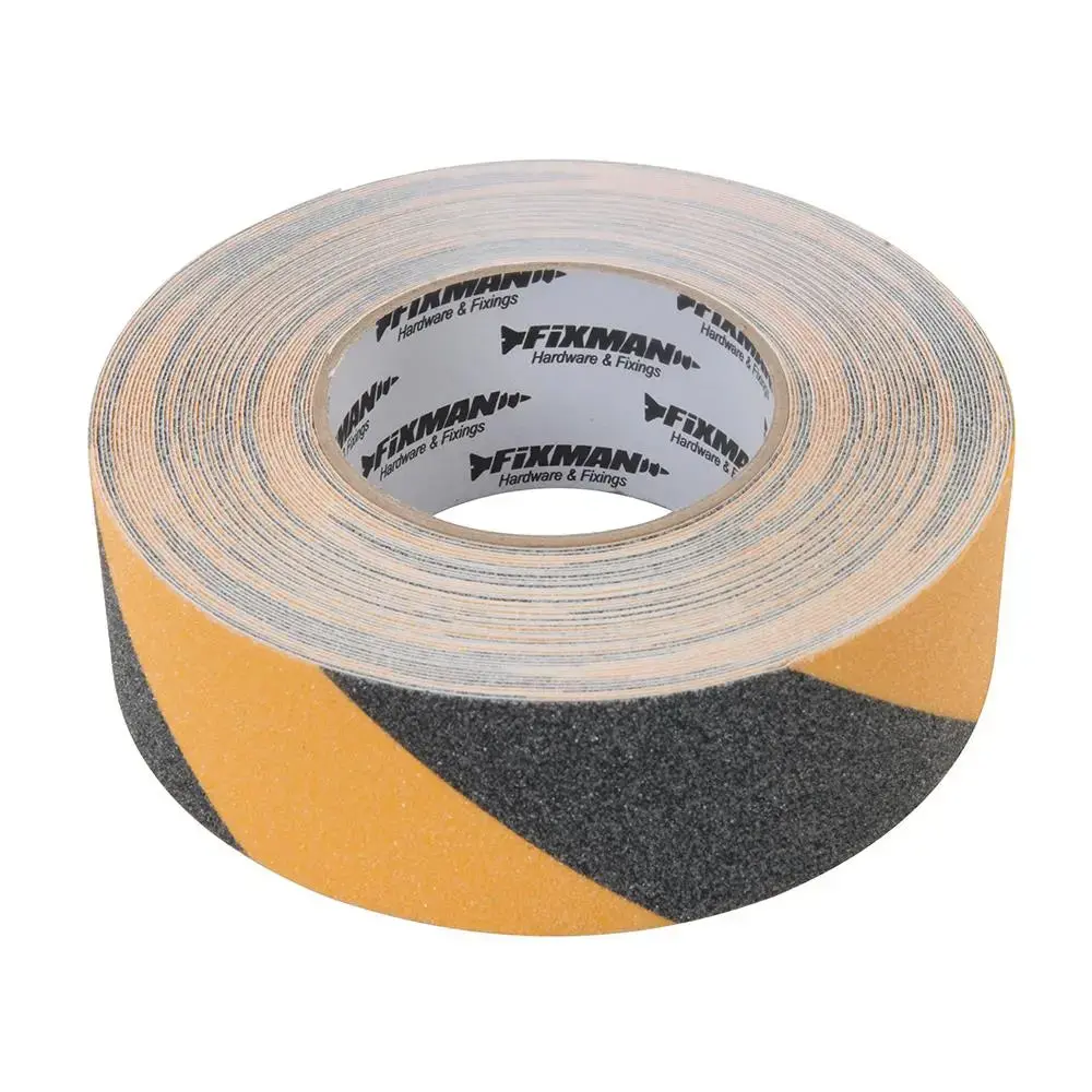 Fixman Anti-Slip Tape 50Mm X 18M Black/Yellow 190583 1