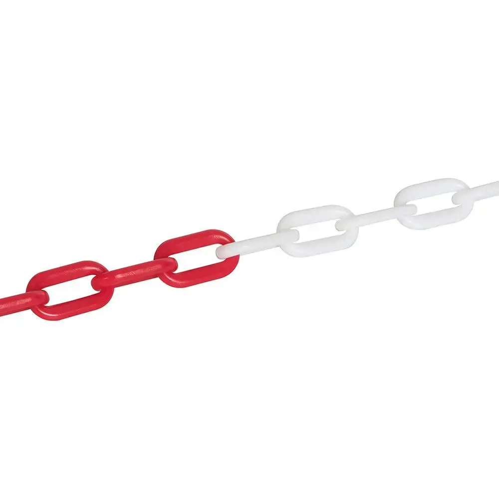 Fixman Plastic Chain 6Mm X 5M Red/White 615292 1