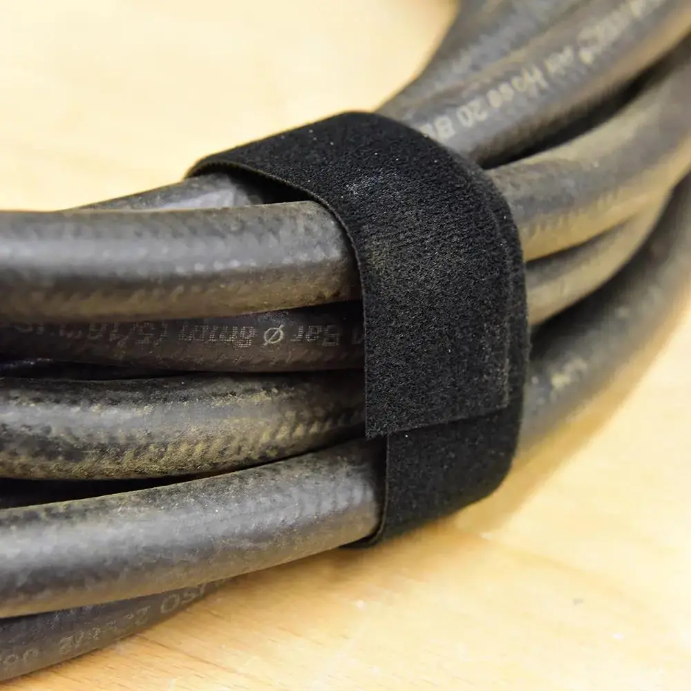 Fixman Self Wrap Hook And Loop Tape Black - Choose Size 1