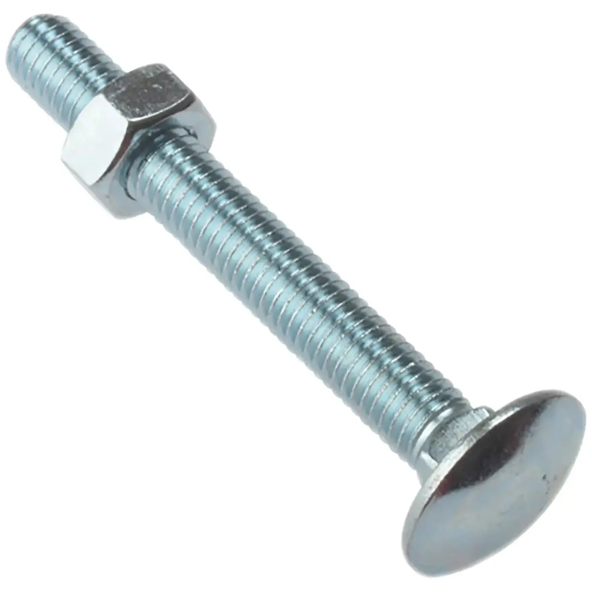 Forgefix Carriage Bolts With Hex Nuts Zinc Plated M6-M12 Bagged 1