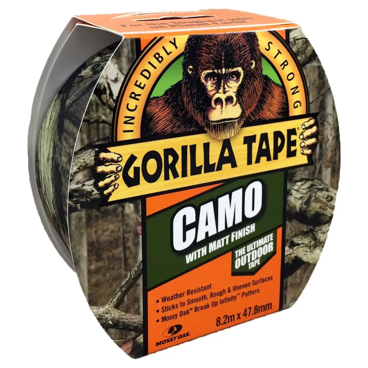 Gorilla 47.8Mm X 8.2M Camo Duct Tape With Matt Finish 1