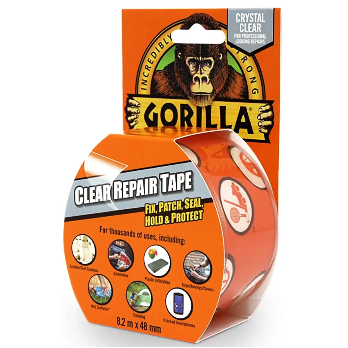 Gorilla 48Mm X 8.2M Crystal Clear Repair Tape 1