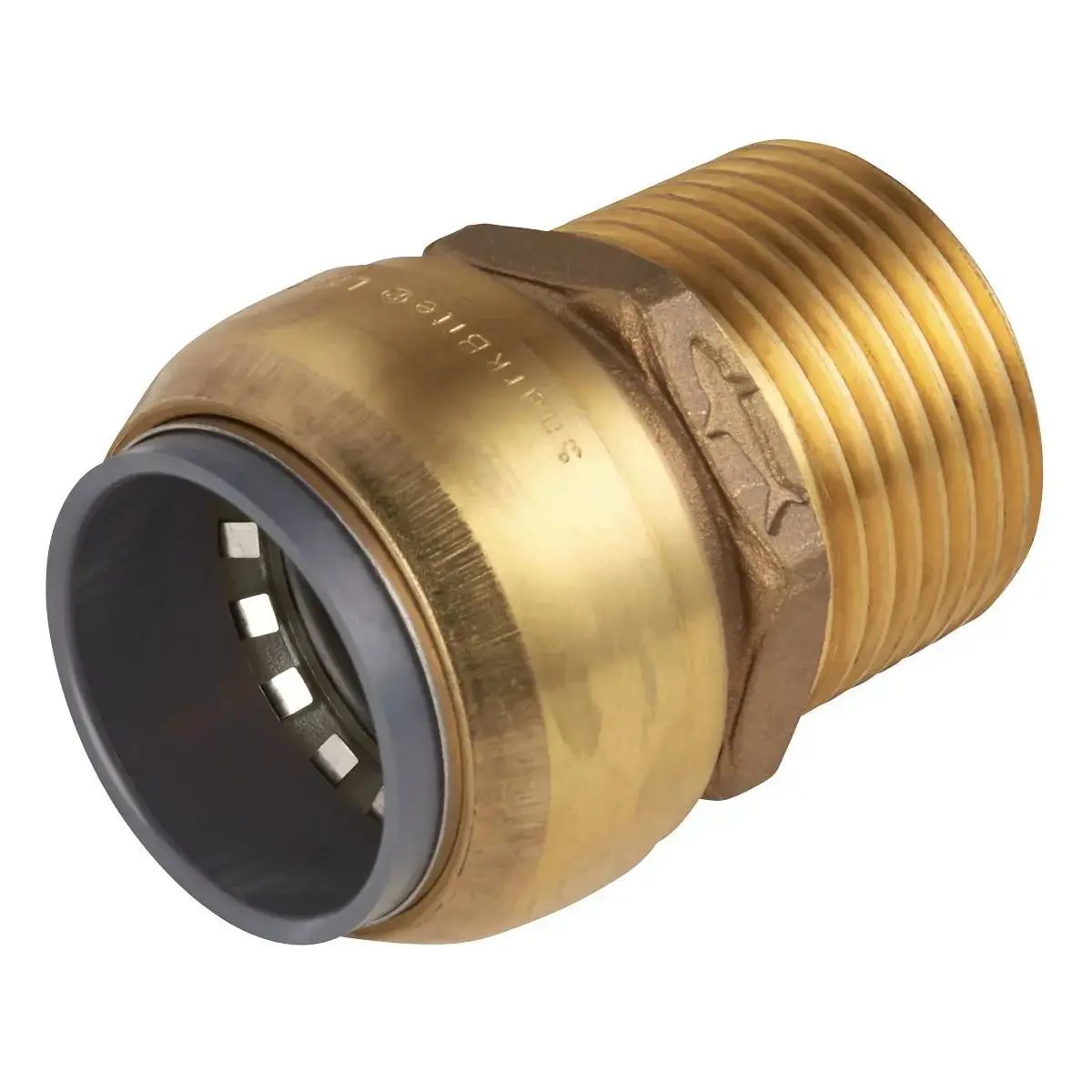 John Guest Sharkbite® Straight Adaptor 22Mm X 3/4"Bspt Brass 1