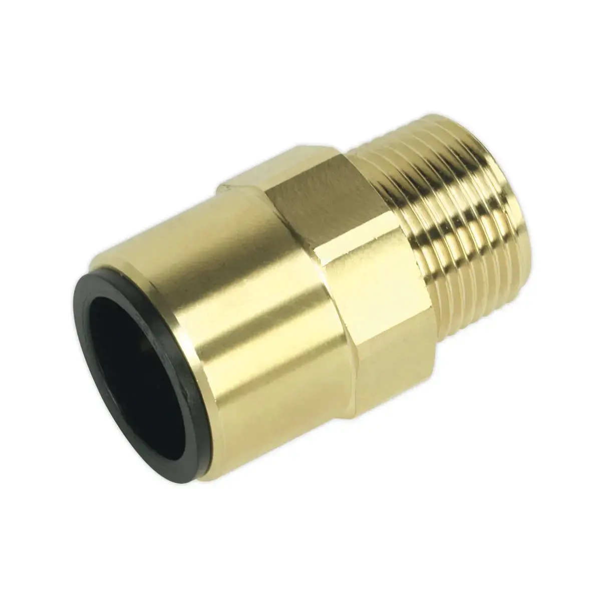John Guest Straight Adaptor 22Mm X 3/4"Bspt Brass (John Guest Speedfit® - Mm012206n) 1