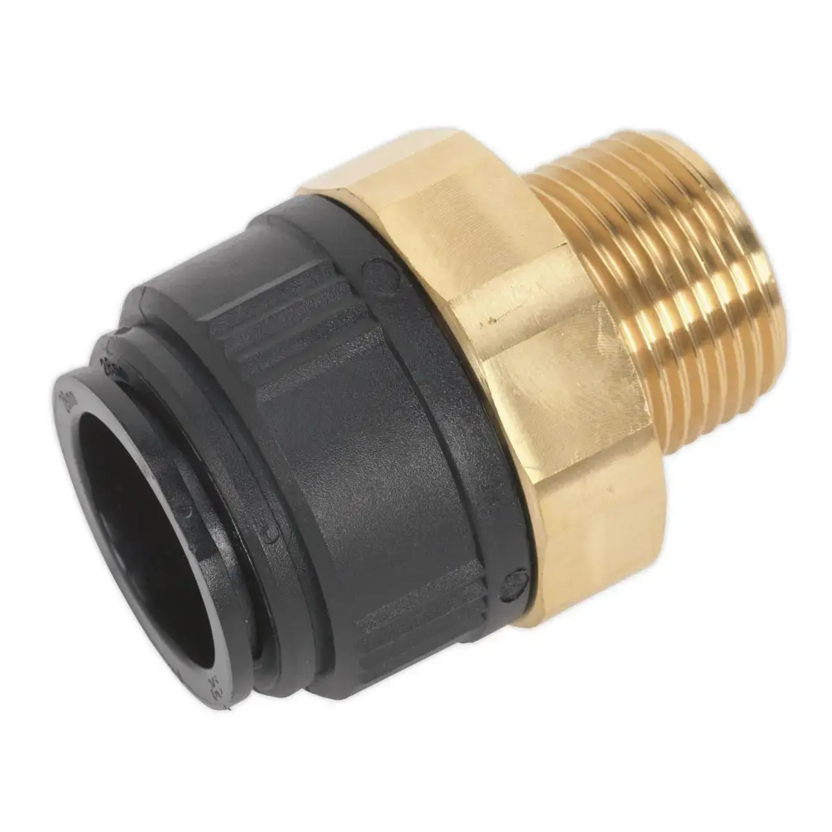 John Guest Straight Adaptor 28Mm X 1"Bspt Brass (John Guest Speedfit® - Mm012808n) 1