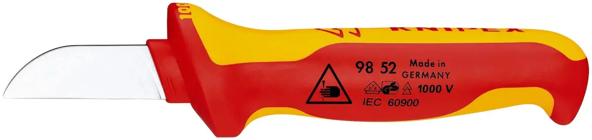 Knipex Cable Knife Vde Insulated Multi Component Handle 50Mm Blade Length 98 52 Sb 1