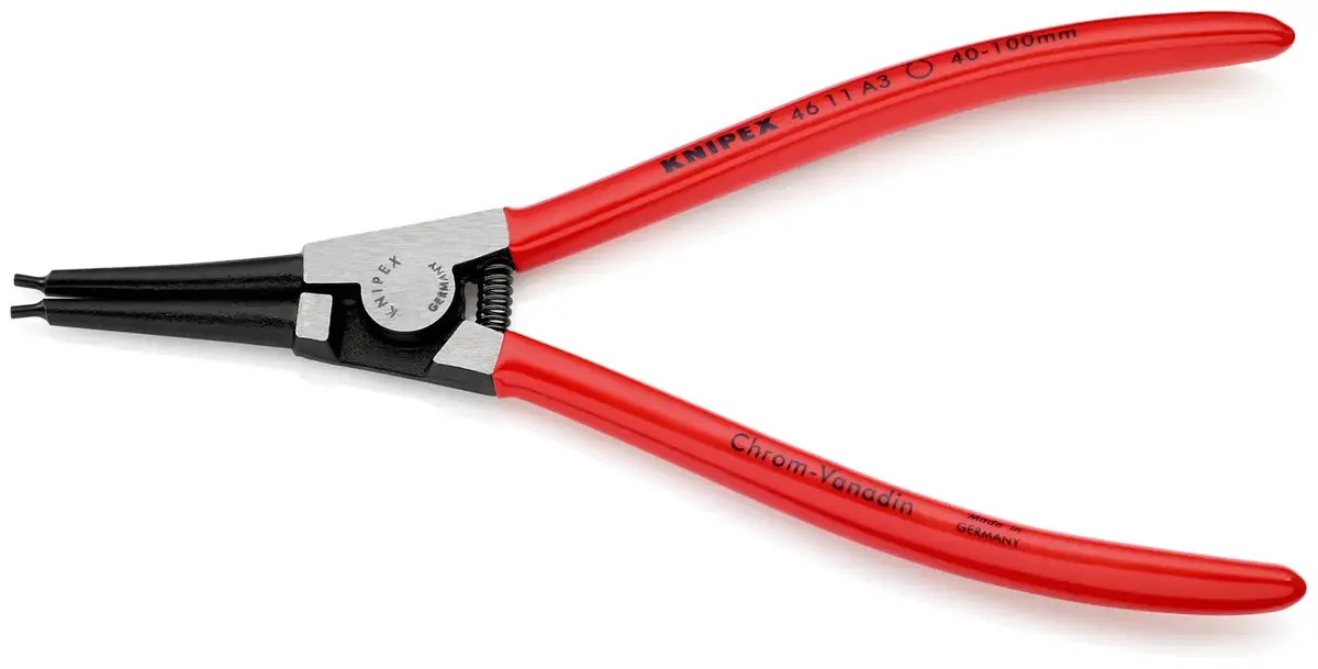 Knipex Circlip Pliers For External Circlips On Shafts 210Mm 2.3Mm Diameter Tips 46 11 A3 Sb 1