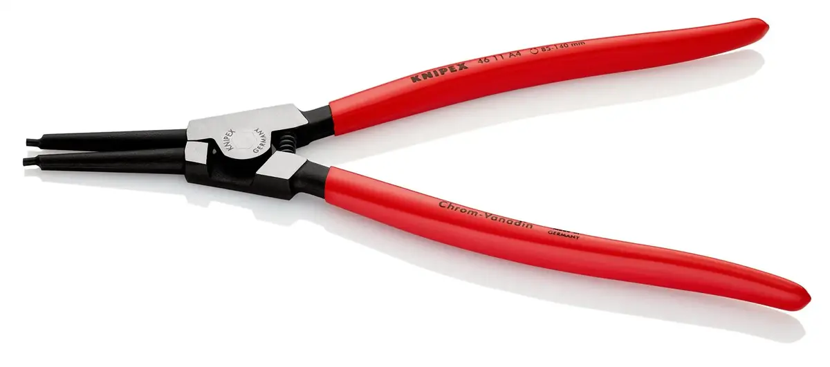 Knipex Circlip Pliers For External Circlips On Shafts 320Mm 3.2Mm Diameter Tips 46 11 A4 1
