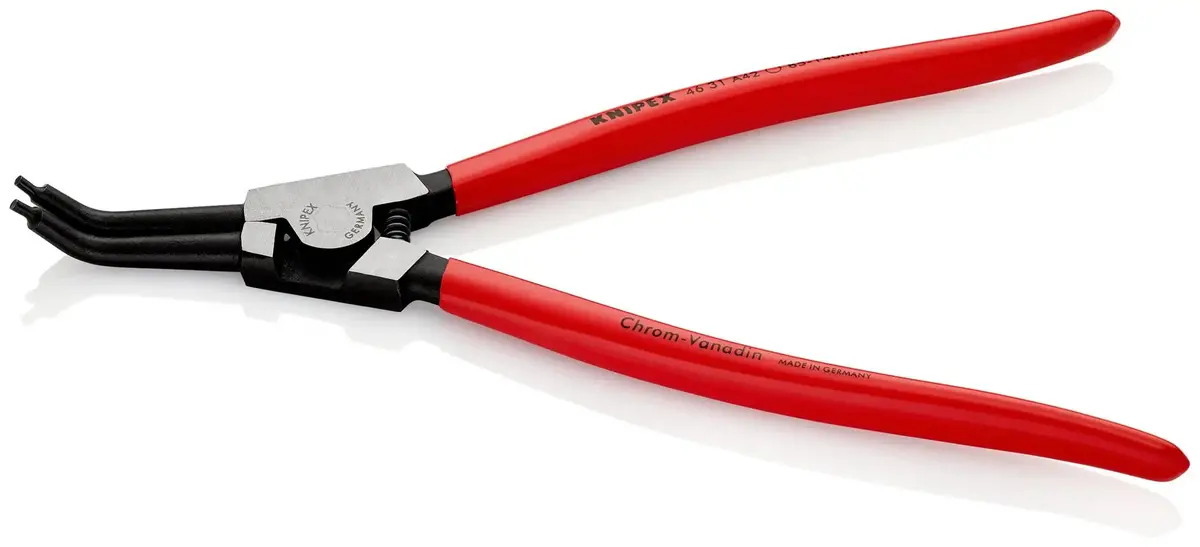 Knipex Circlip Pliers For External Circlips On Shafts 45° Angled 310Mm 3.2Mm Diameter Tips 46 31 A42 1
