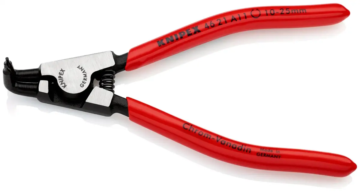 Knipex Circlip Pliers For External Circlips On Shafts 90° Angled 125Mm 1.3Mm Diameter Tips 46 21 A11 1