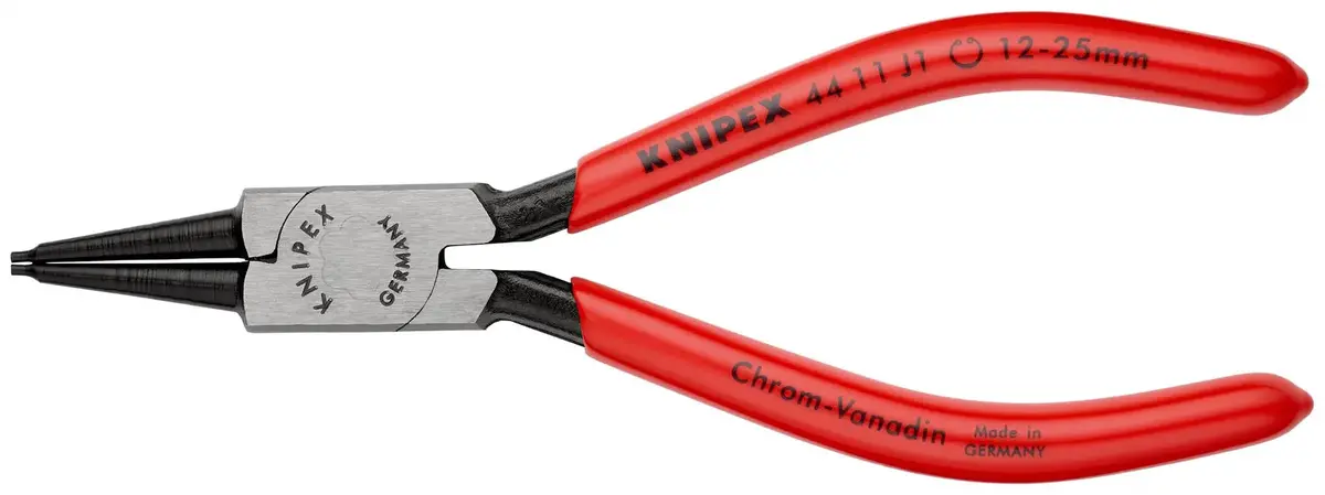 Knipex Circlip Pliers For Internal Circlips In Bore Holes 140Mm 1.3Mm Diameter Tips 44 11 J1 Sb 1