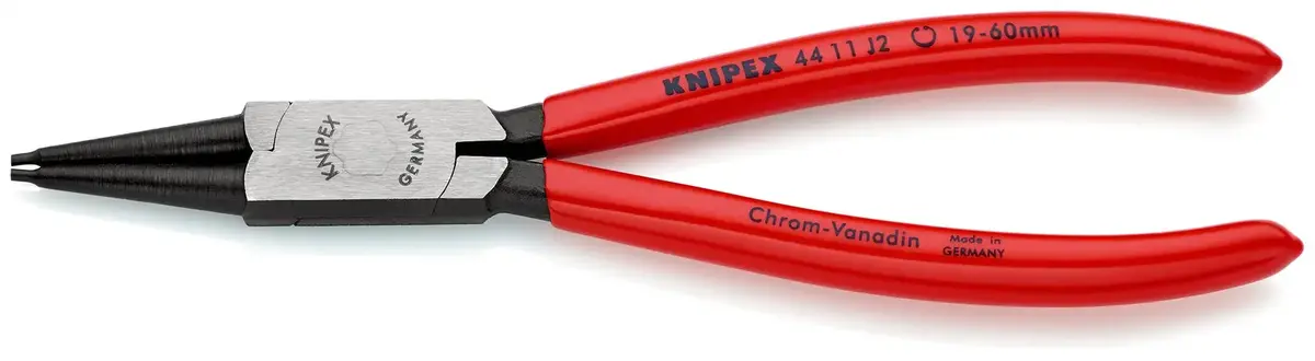 Knipex Circlip Pliers For Internal Circlips In Bore Holes 320Mm 3.2Mm Diameter Tips 44 11 J4 Sb 1
