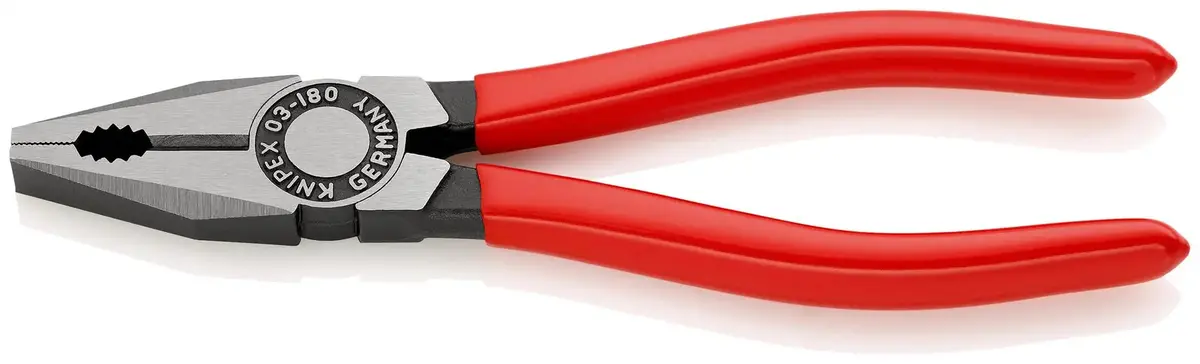 Knipex Combination Pliers 180Mm Plastic Coated 03 01 180 Sb 1