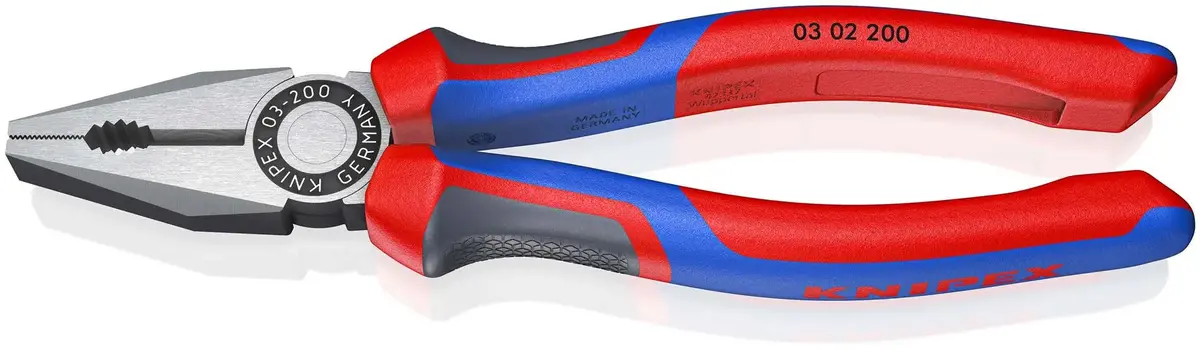 Knipex Combination Pliers 200Mm With Comfort Handles 03 02 200 Sb 1