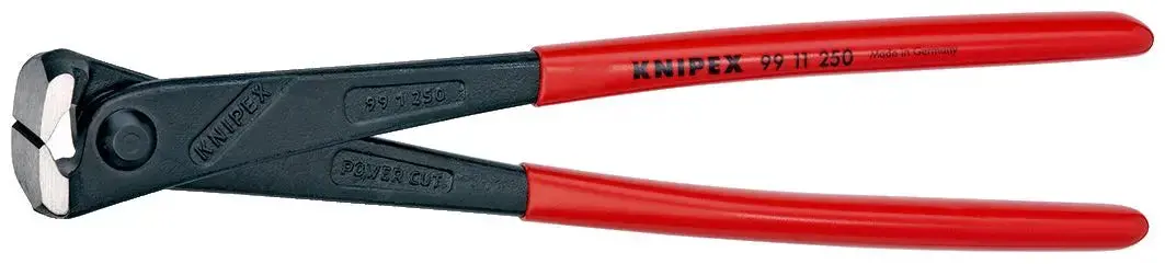 Knipex Concreters Nipper High Leverage 250Mm Plastic Coated Handles 99 11 250 1