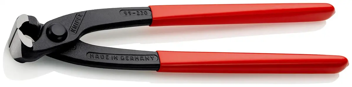 Knipex Concreters Nipper Pliers 220Mm Plastic Coated Handles 99 01 220 Sb 1