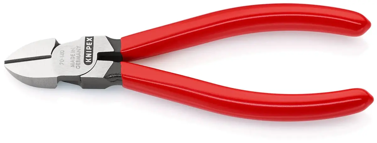 Knipex Diagonal Cutting Pliers Side Cutters 140Mm Plastic Coated 70 01 140 1